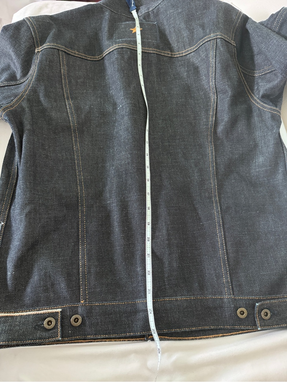 *UPDATED DESCRIPTION* Brave Star Ironside Dark Selvage Denim Trucker Jacket M - Picture 15 of 15